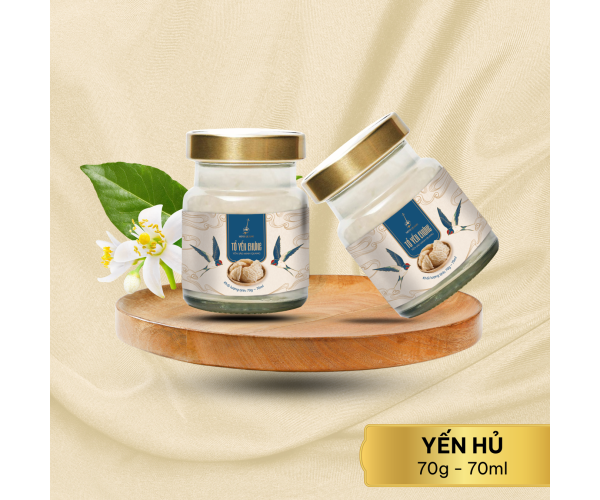 Combo 6 hũ yến tiệt trùng 70ml 